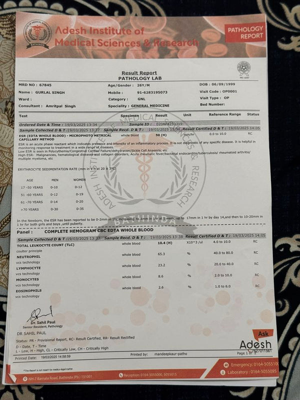 Rajesh Kumar - Before