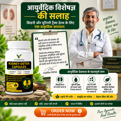 VedAroha Stone Out Tablets | Kidney & Bladder Stone Remover | Ayurvedic